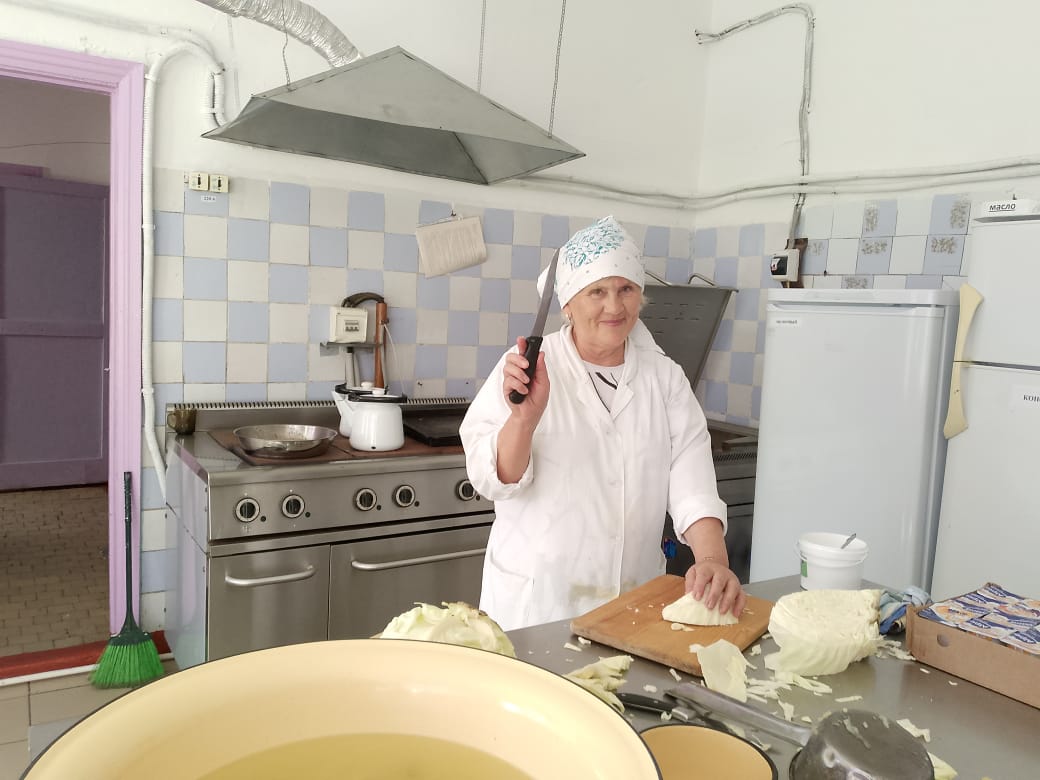 Школьная столовая…